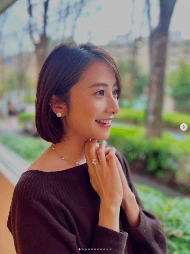 日比麻音子アナのインスタグラムから
