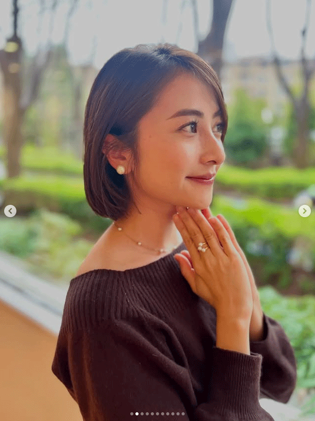 日比麻音子アナのインスタグラムから