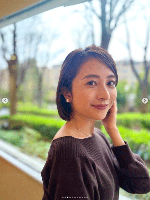 日比麻音子アナのインスタグラムから