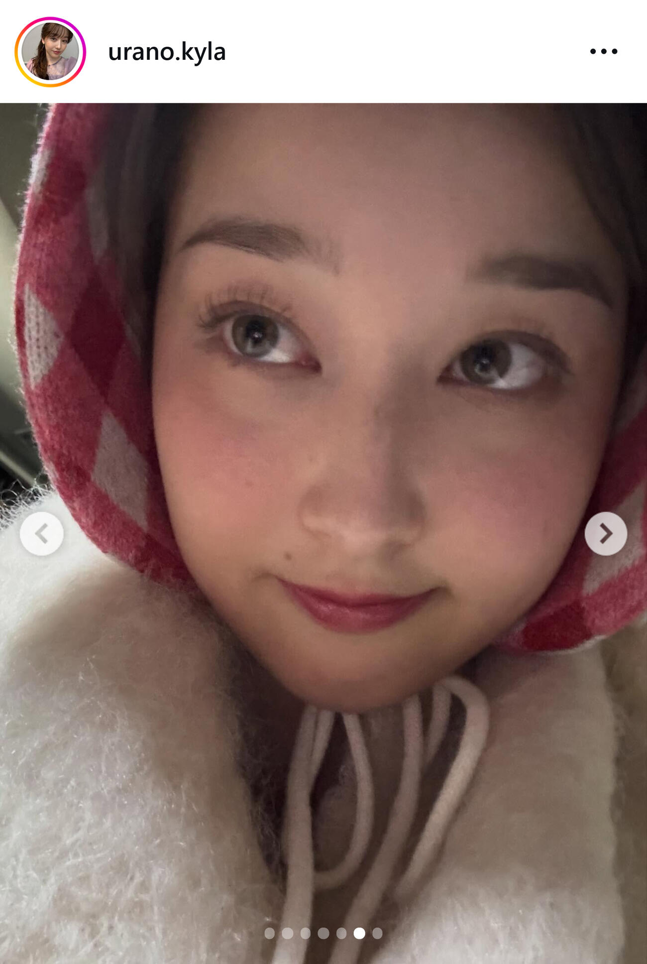 浦野芽良アナのどアップ（TBS浦野芽良アナのインスタグラムから）