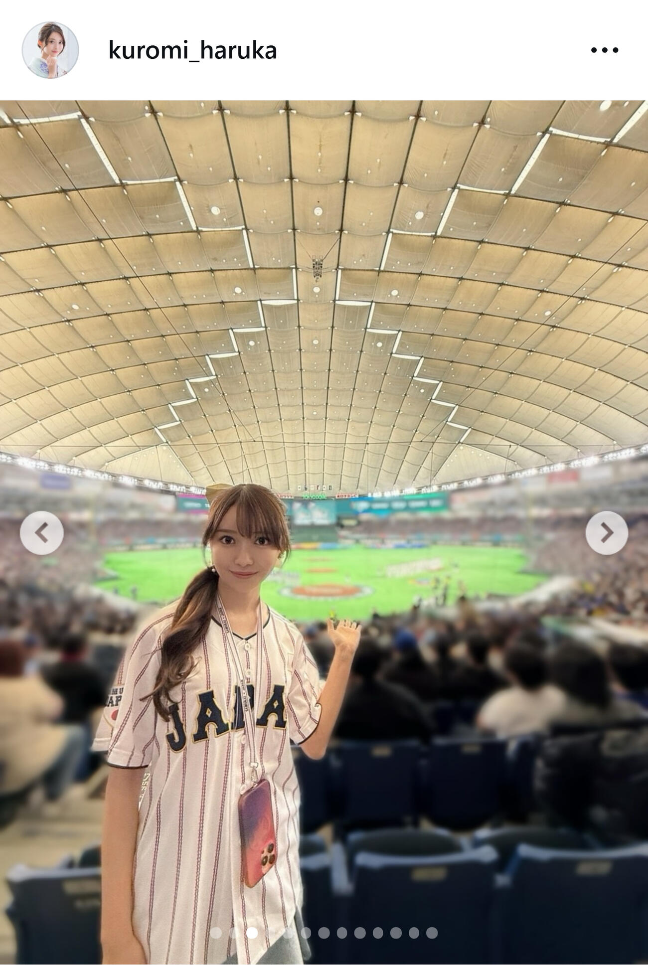 乃木坂46黒見明香のインスタグラムから