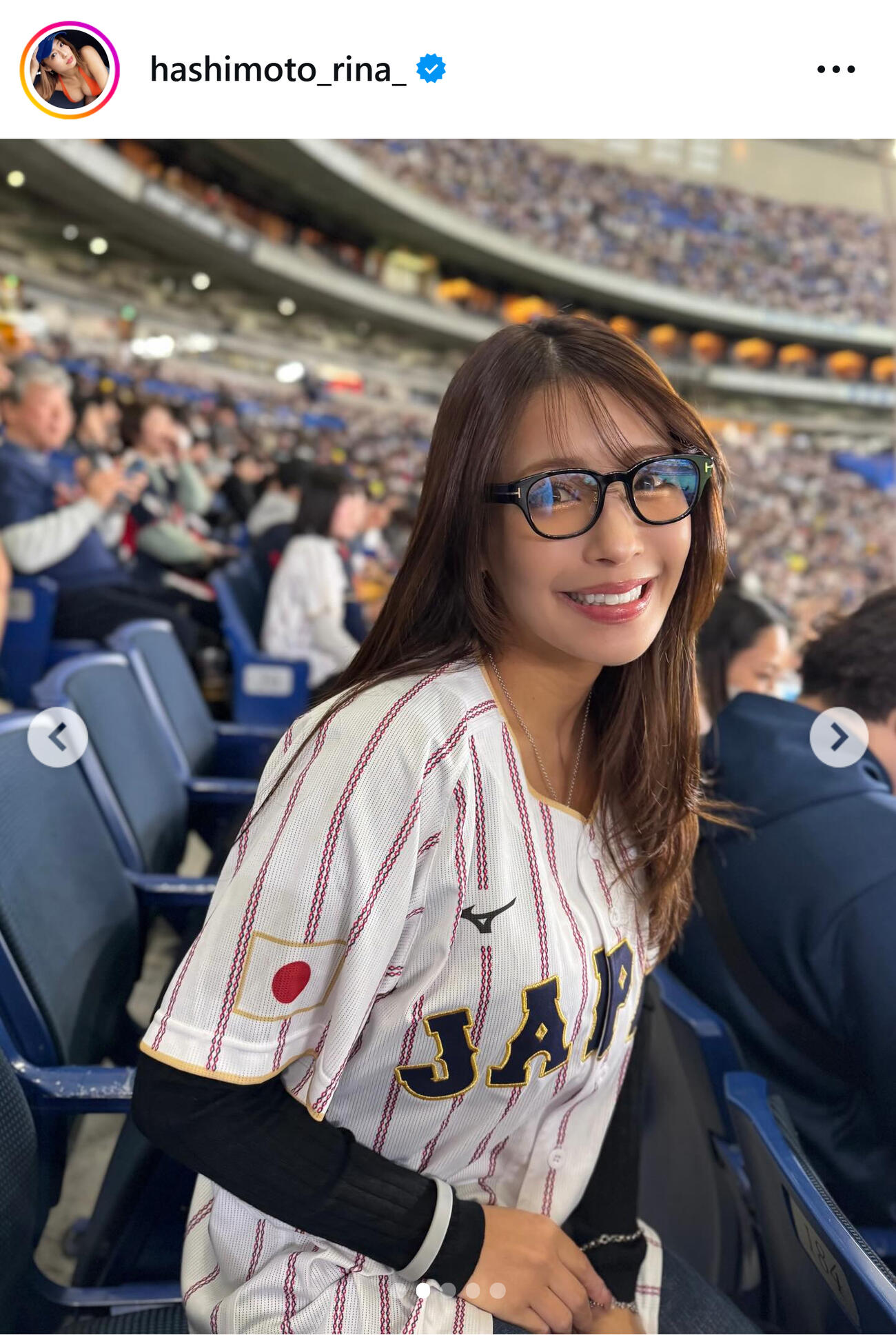 橋本梨菜のインスタグラムから