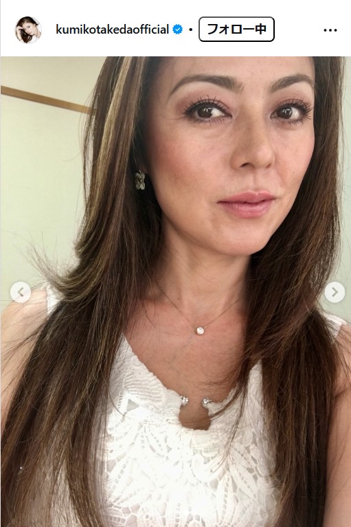 武田久美子のインスタグラムから