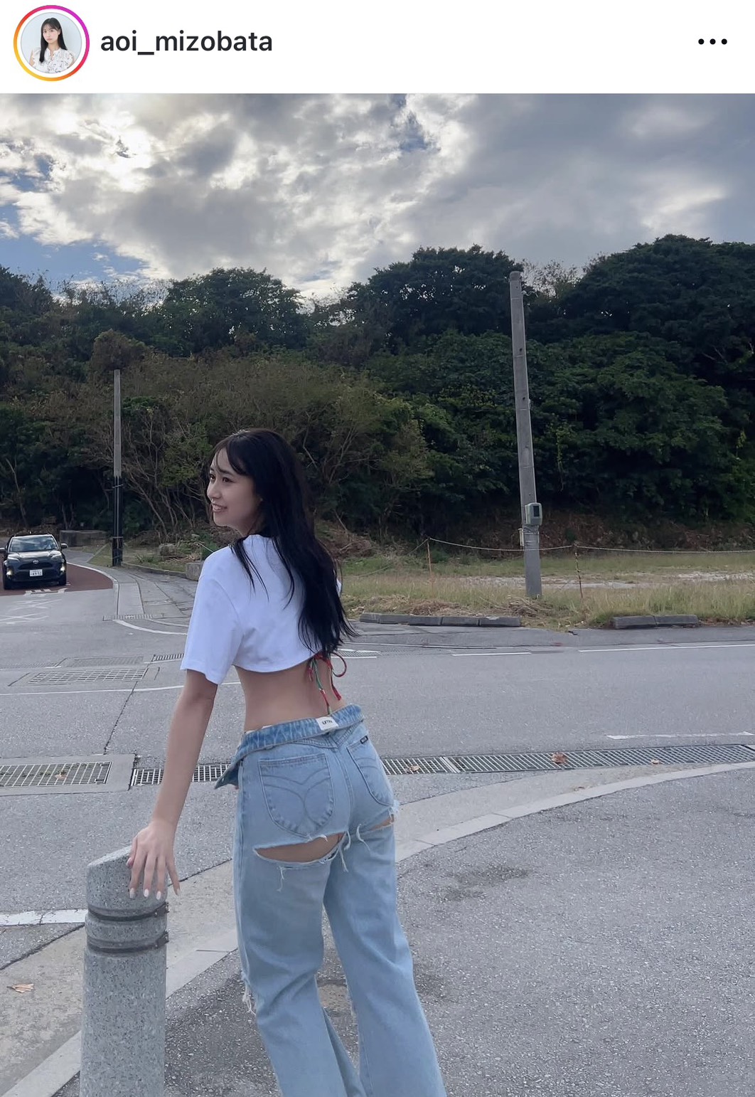 溝端葵のインスタグラムから
