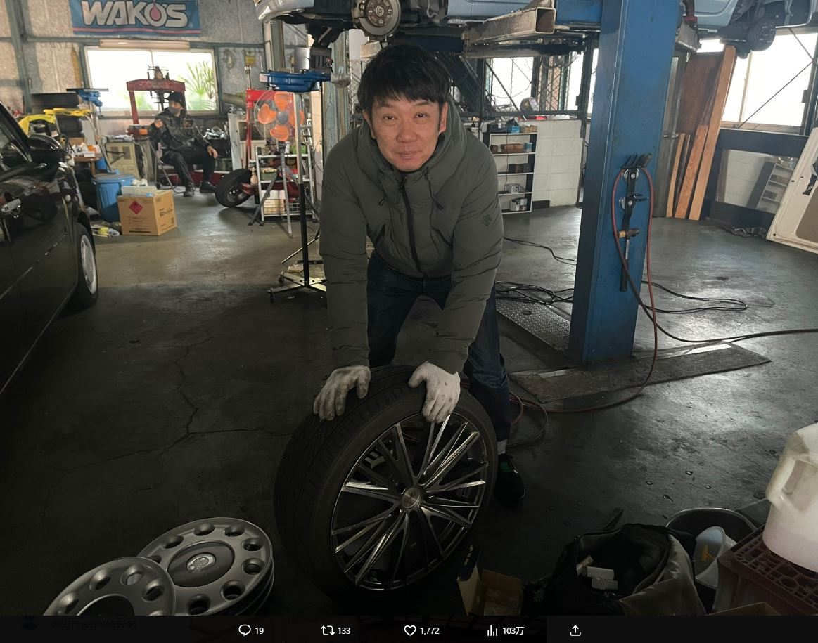 TKO木本武宏のXから