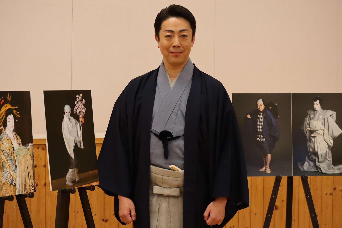 「四月大歌舞伎」「團菊祭五月大歌舞伎」の取材会を行った8代目尾上菊五郎