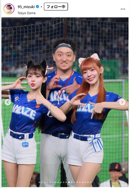 リンシャンのインスタグラムから