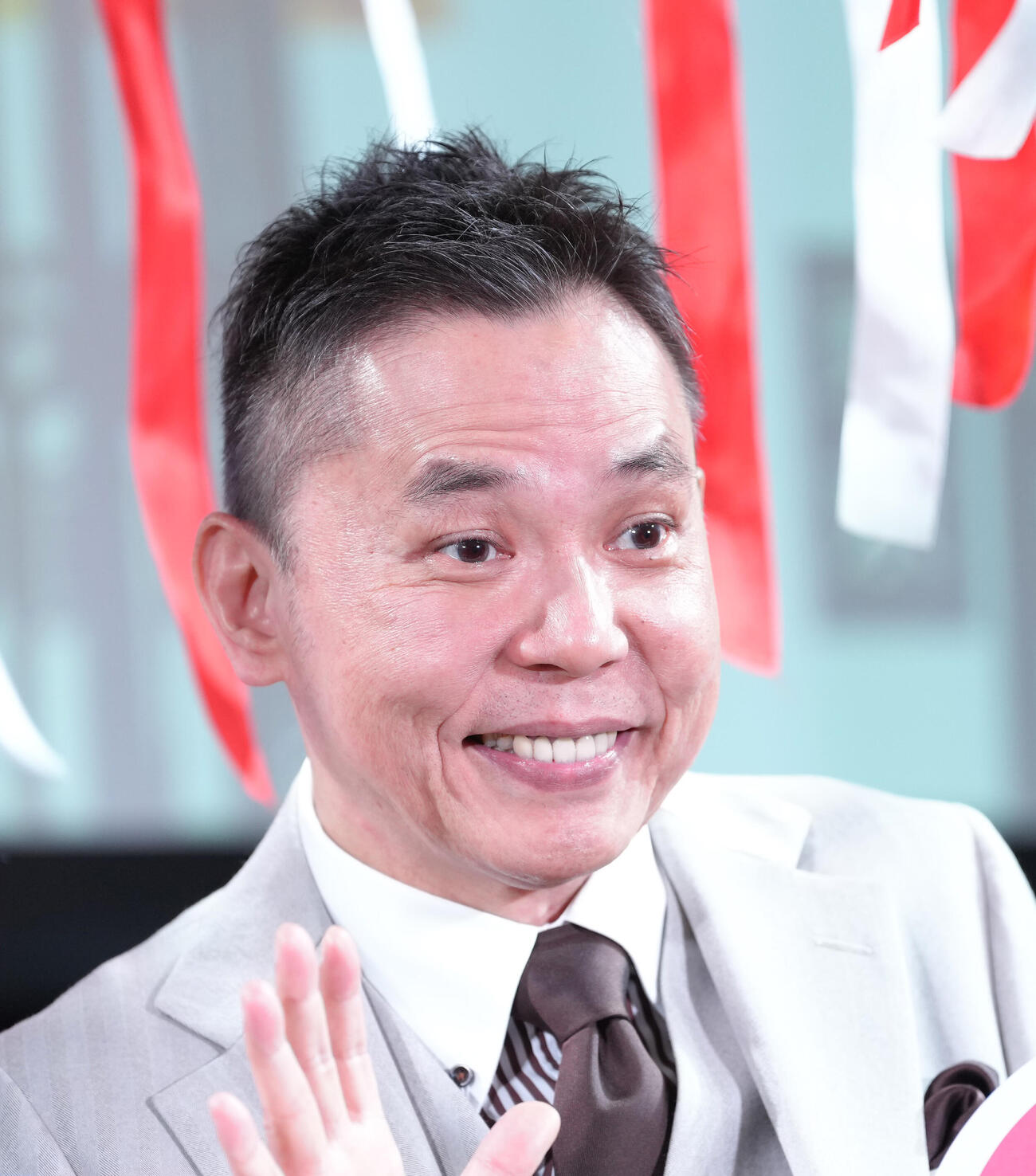 イベントに登場した太田光（撮影・足立雅史）