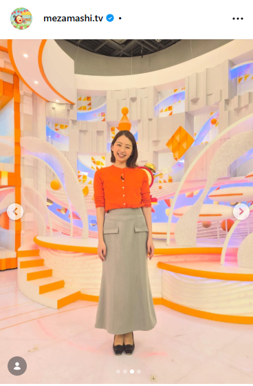 めざましテレビのインスタグラムから