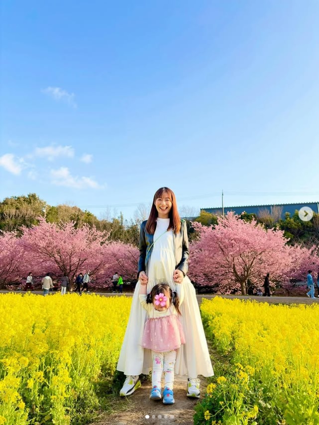 平山雅アナのインスタグラムから