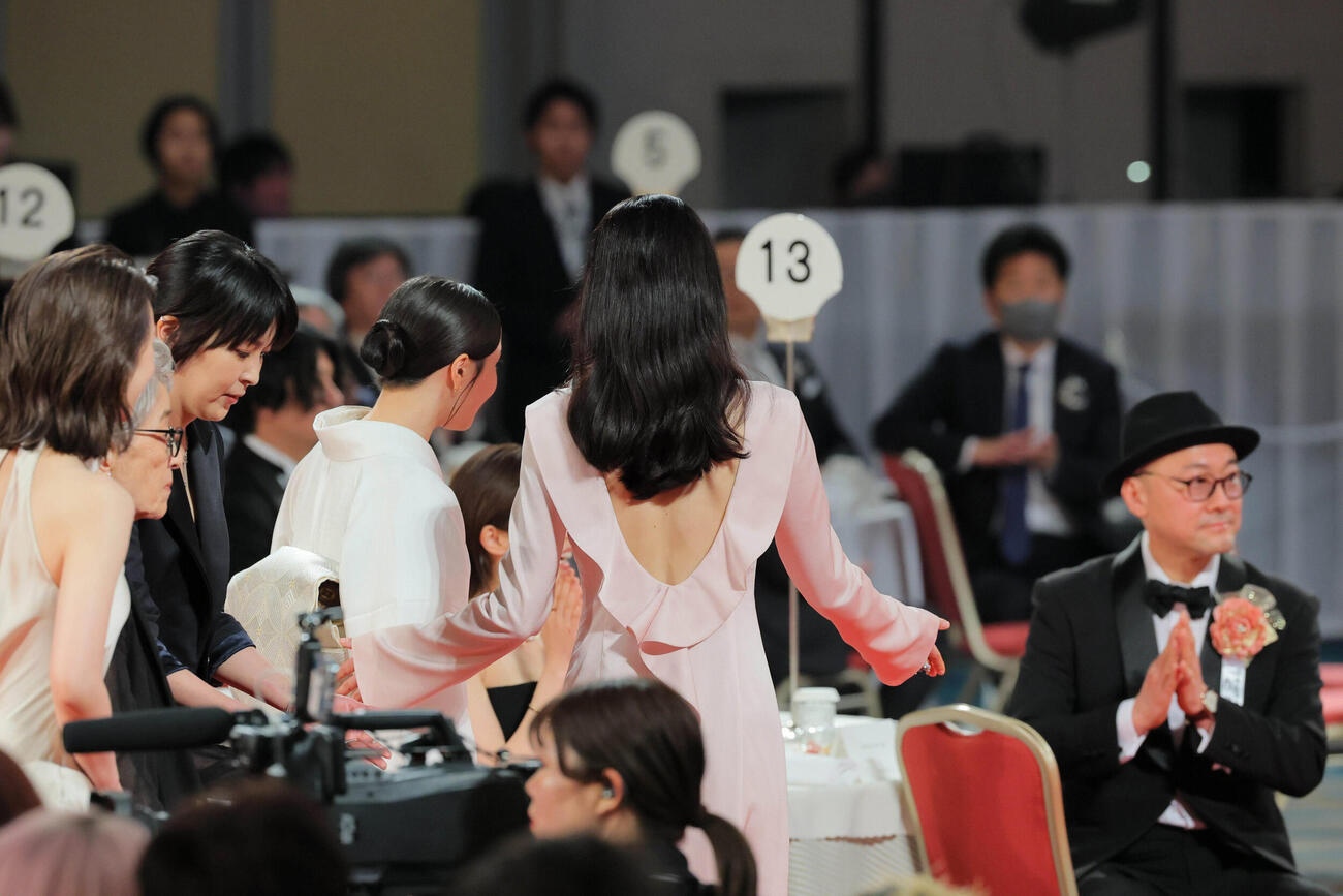 第49回日本アカデミー賞授賞式に登場した長澤まさみ（代表撮影）