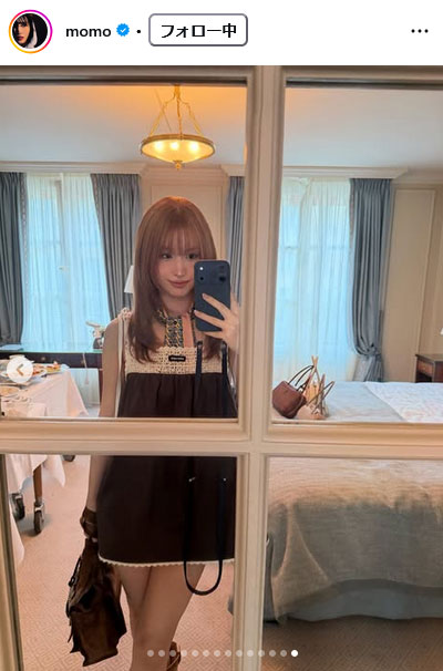 TWICEモモのインスタグラムから