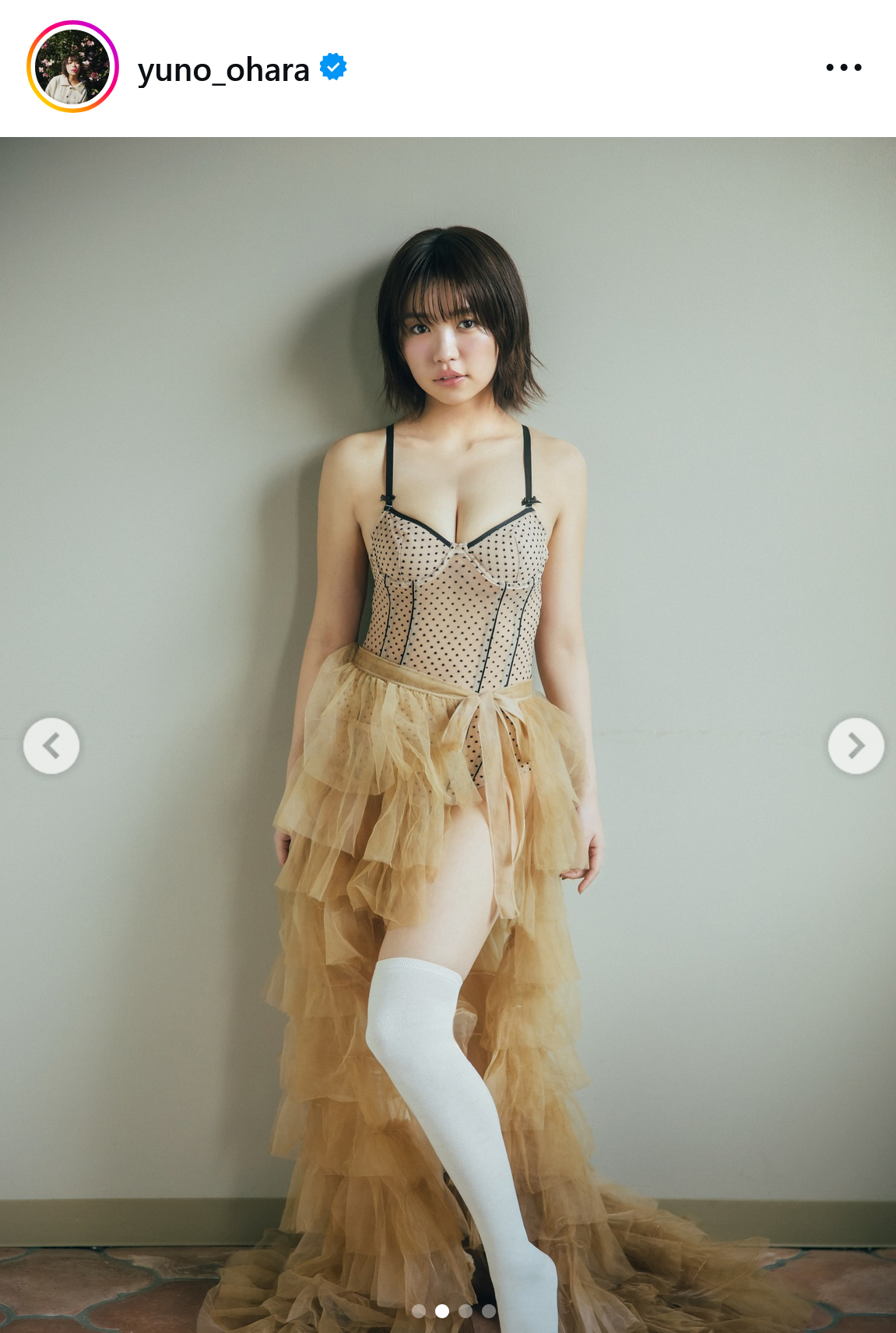 大原優乃のインスタグラムから