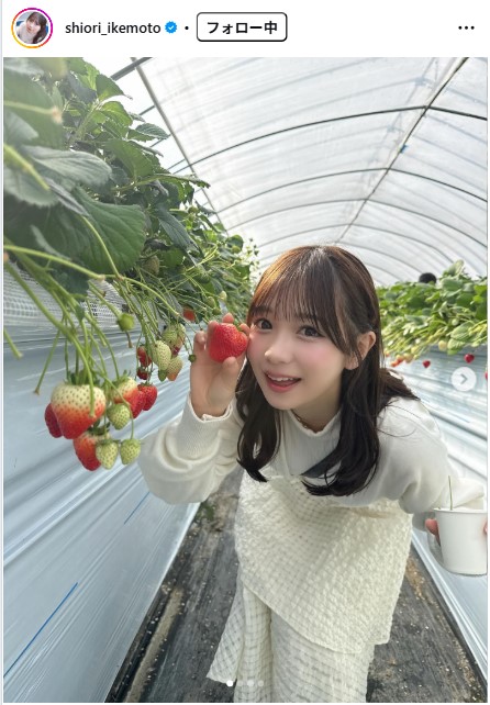 池本しおりのインスタグラムから