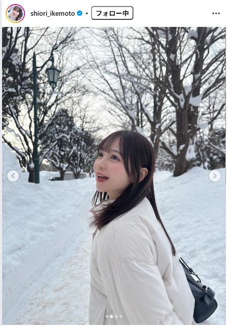 池本しおりのインスタグラムから