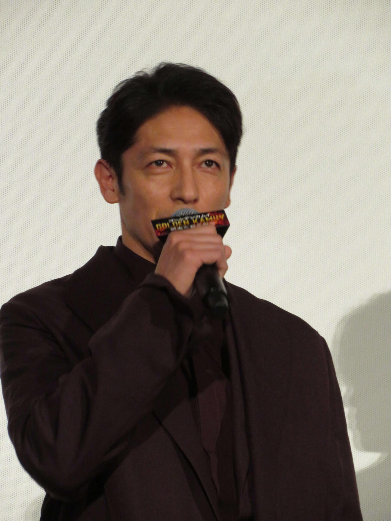 映画「ゴールデンカムイ　網走監獄襲撃編」公開記念舞台あいさつに登壇した玉木宏（撮影・村上幸将）