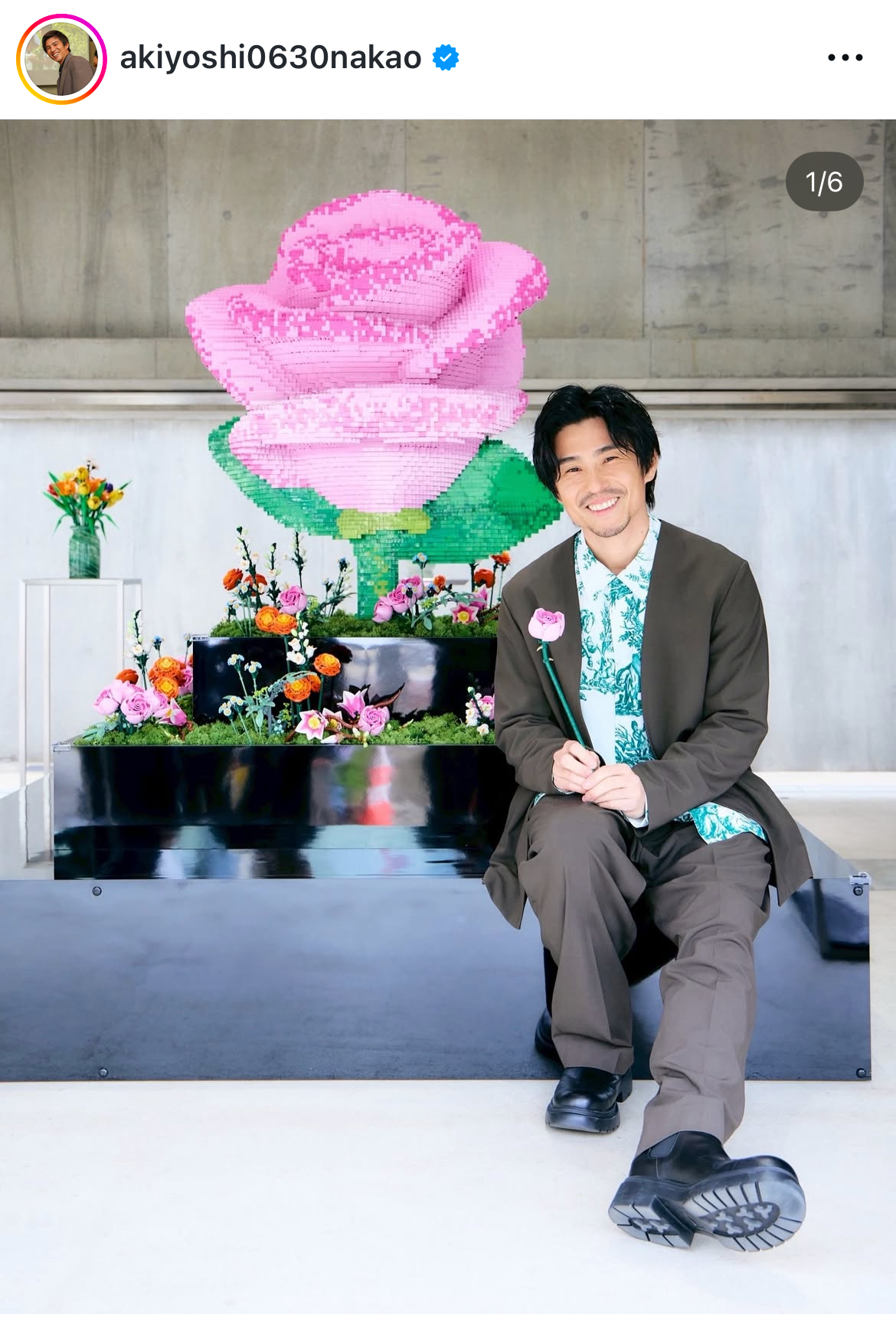 中尾明慶のインスタグラムから