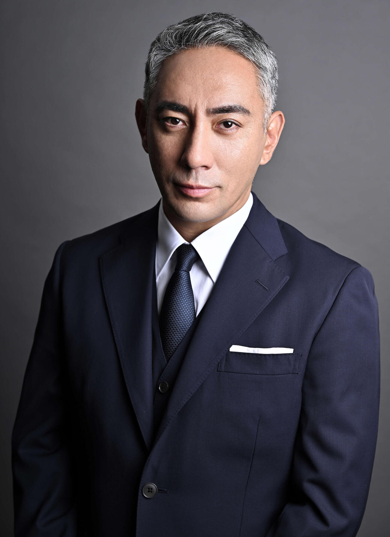 TBS系日曜劇場「リブート」にゲスト出演する市川團十郎（C）TBS