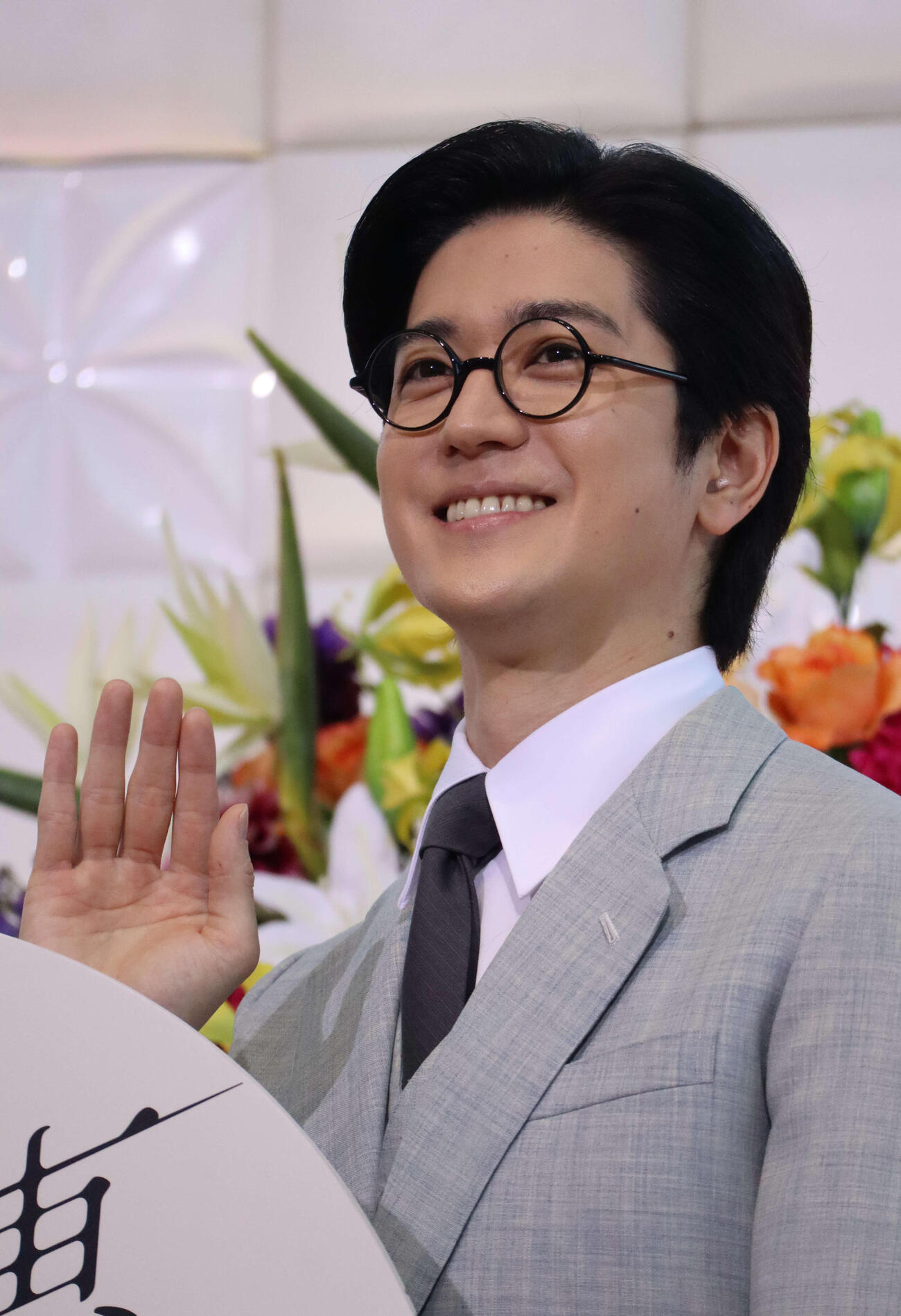 テレビ朝日系「森英恵　Butterfly beyond」の制作発表会見に出席した中島裕翔