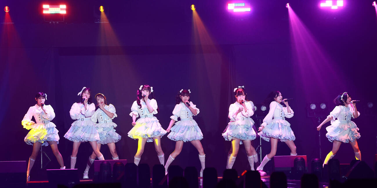「CREATEs presents IDOL RUNWAY COLLECTION 2026 Supported by TGC」に登場した高嶺のなでしこ（撮影・野上伸悟）