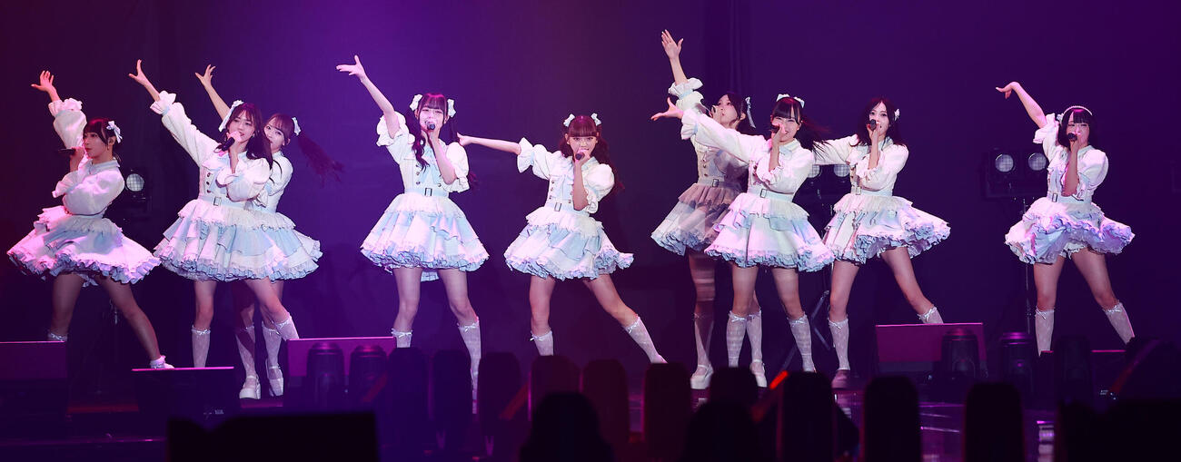 「CREATEs presents IDOL RUNWAY COLLECTION 2026 Supported by TGC」に登場した高嶺のなでしこ（撮影・野上伸悟）