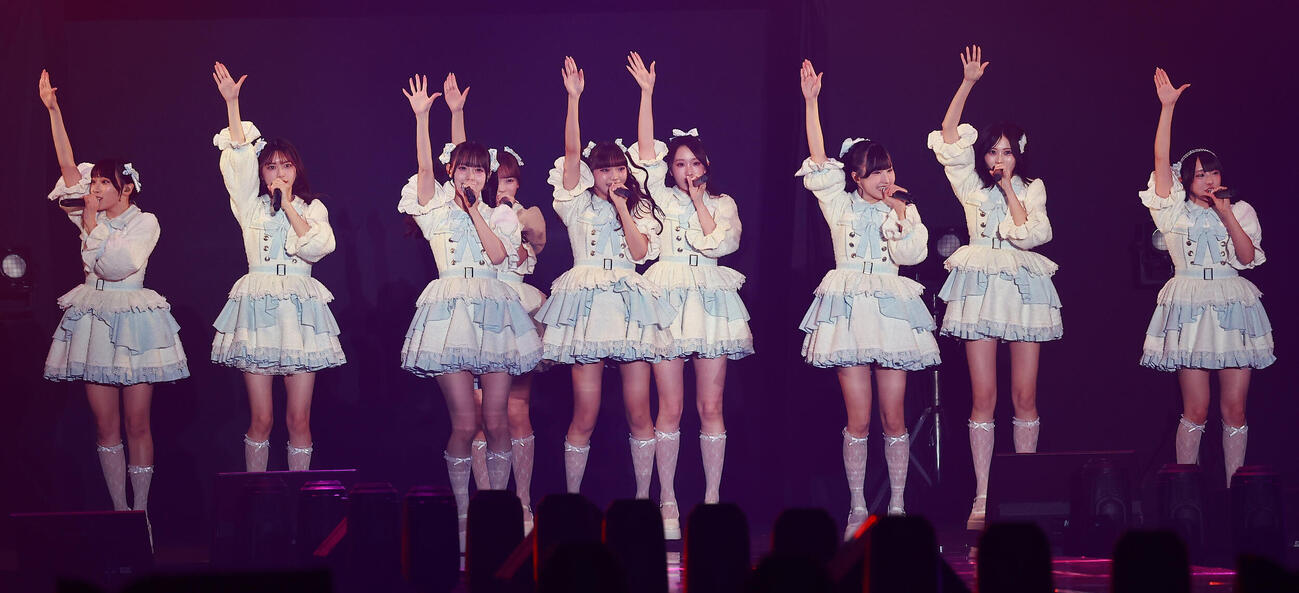 「CREATEs presents IDOL RUNWAY COLLECTION 2026 Supported by TGC」に登場した高嶺のなでしこ（撮影・野上伸悟）