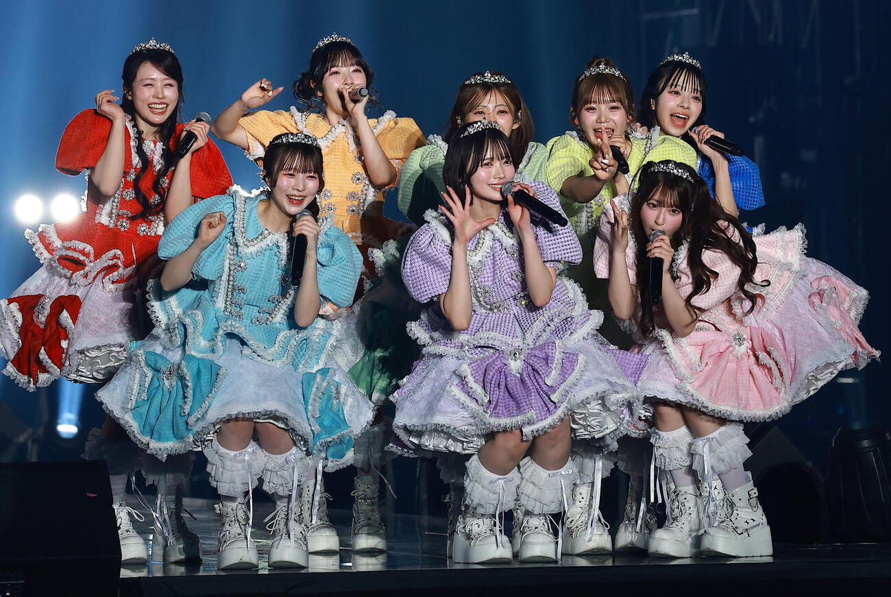 「CREATEs presents IDOL RUNWAY COLLECTION 2026 Supported by TGC」に登場したCUTIE STREET（撮影・野上伸悟）
