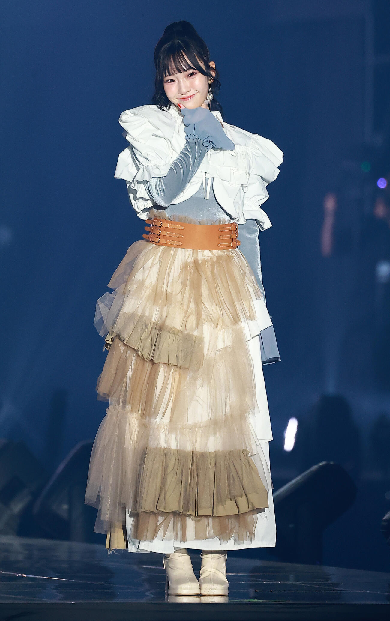 「CREATEs presents IDOL RUNWAY COLLECTION 2026 Supported by TGC」に登場した≒JOYの山田杏佳（撮影・野上伸悟）