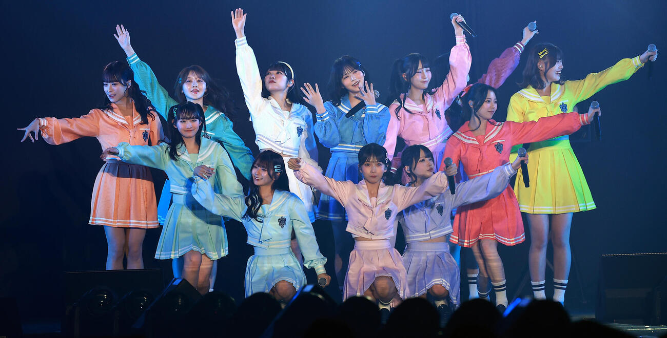 「CREATEs presents IDOL RUNWAY COLLECTION 2026 Supported by TGC」に登場した≒JOY（撮影・野上伸悟）