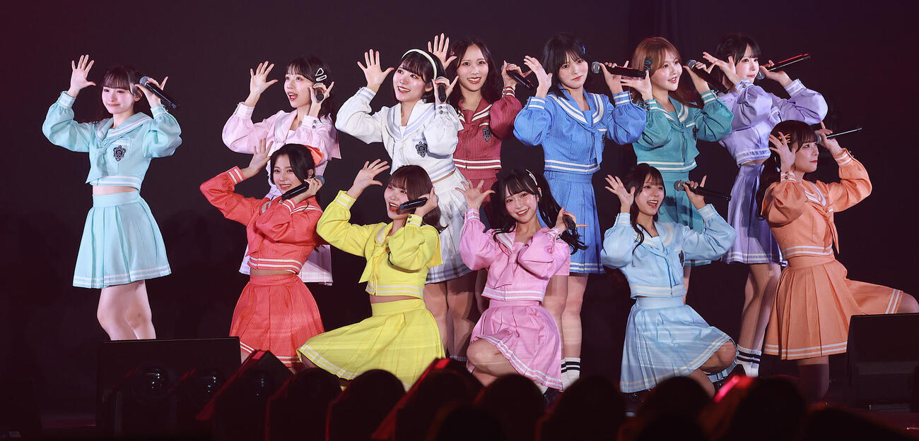 「CREATEs presents IDOL RUNWAY COLLECTION 2026 Supported by TGC」に登場した≒JOY（撮影・野上伸悟）