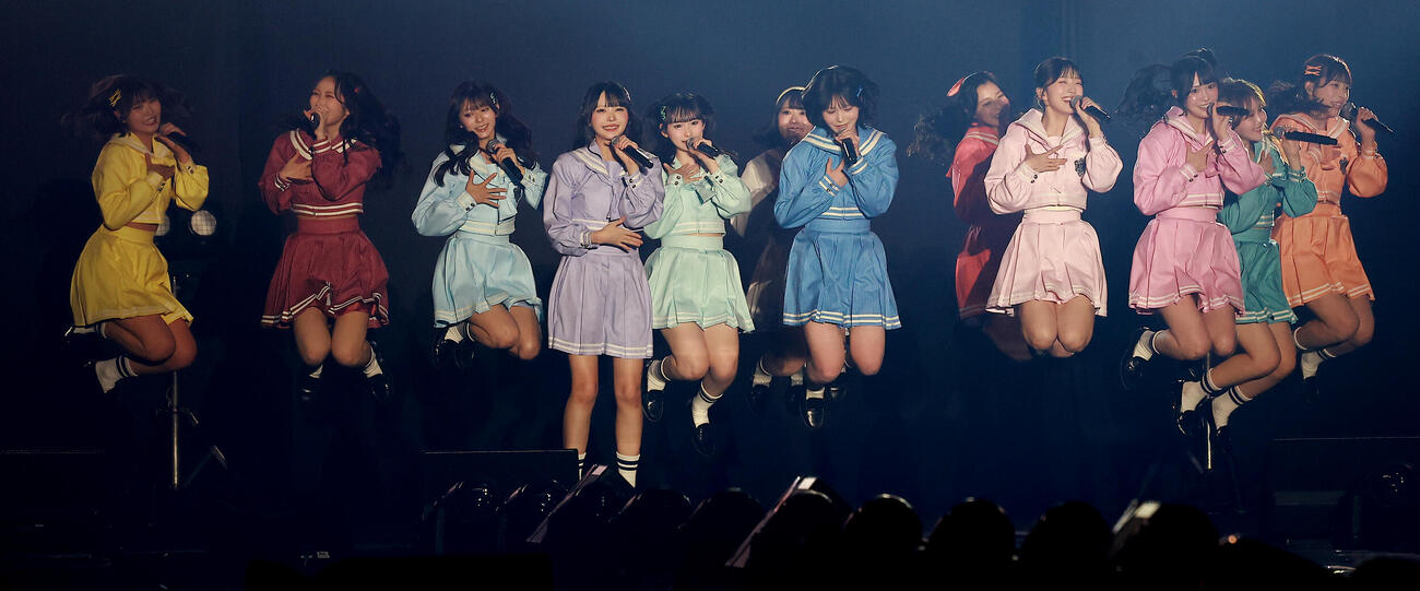 「CREATEs presents IDOL RUNWAY COLLECTION 2026 Supported by TGC」に登場した≒JOY（撮影・野上伸悟）