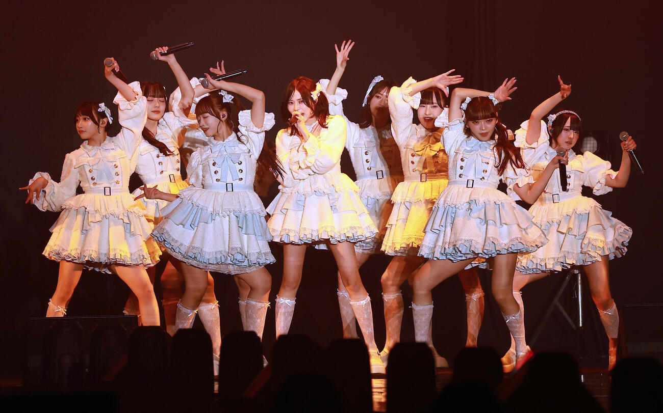 「CREATEs presents IDOL RUNWAY COLLECTION 2026 Supported by TGC」に登場した高嶺のなでしこ（撮影・野上伸悟）