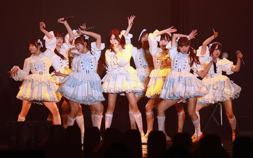 「CREATEs presents IDOL RUNWAY COLLECTION 2026 Supported by TGC」に登場した高嶺のなでしこ（撮影・野上伸悟）