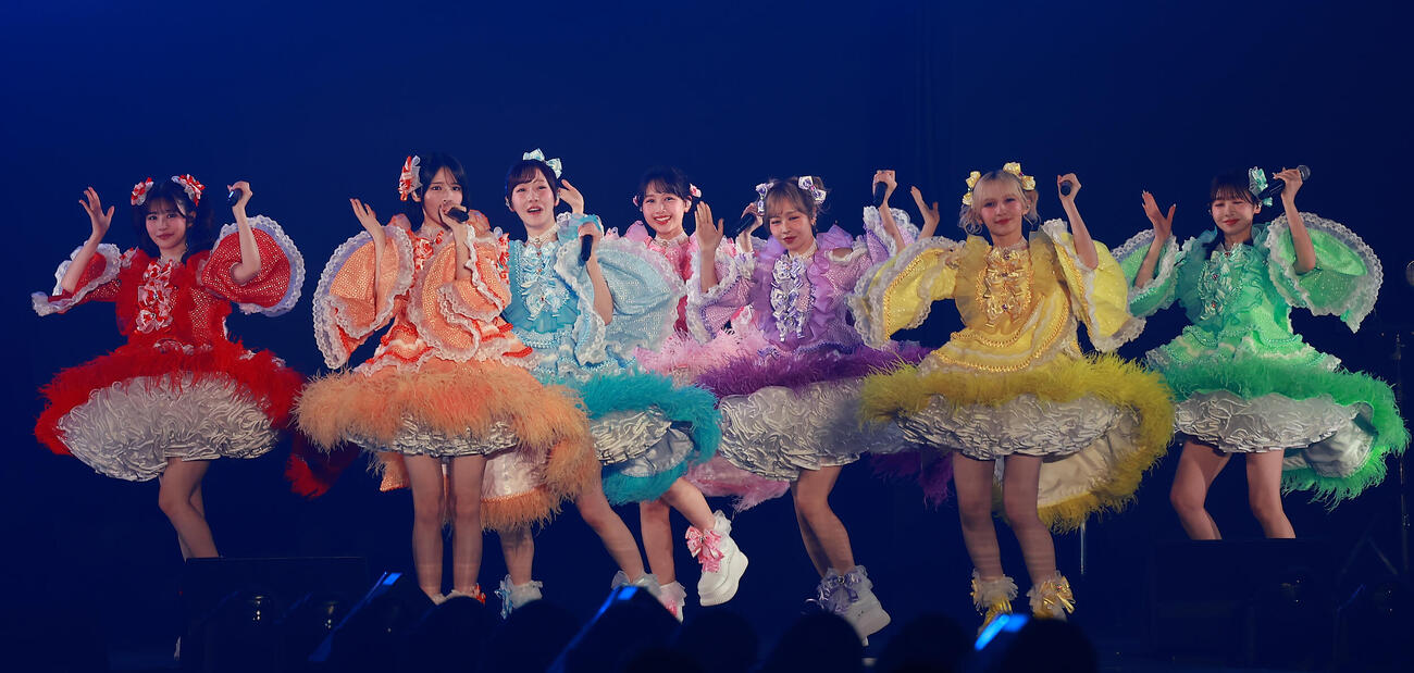 「CREATEs presents IDOL RUNWAY COLLECTION 2026 Supported by TGC」に登場したFRUITS ZIPPER（撮影・野上伸悟）
