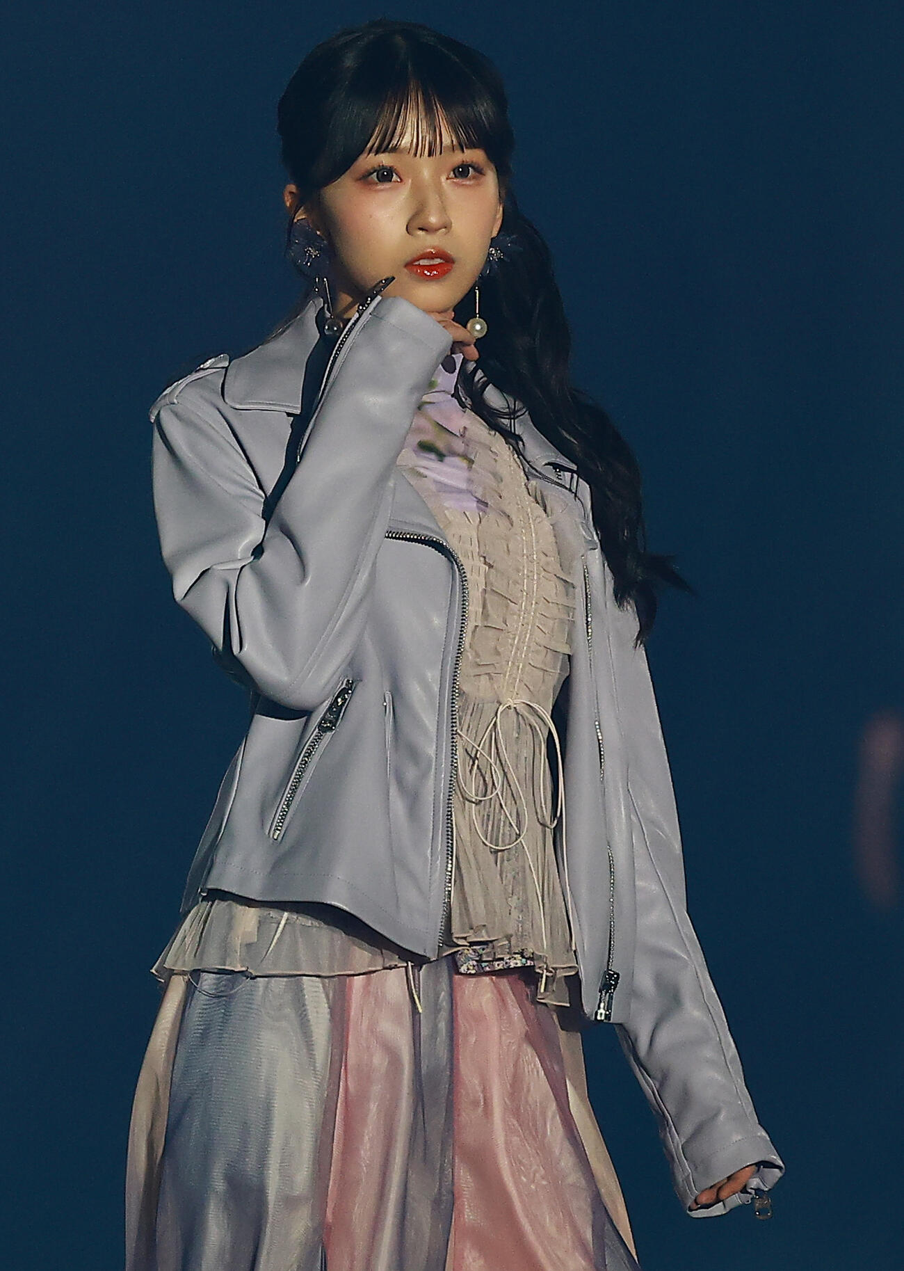 「CREATEs presents IDOL RUNWAY COLLECTION 2026 Supported by TGC」に登場した≒JOYの天野香乃愛（撮影・野上伸悟）