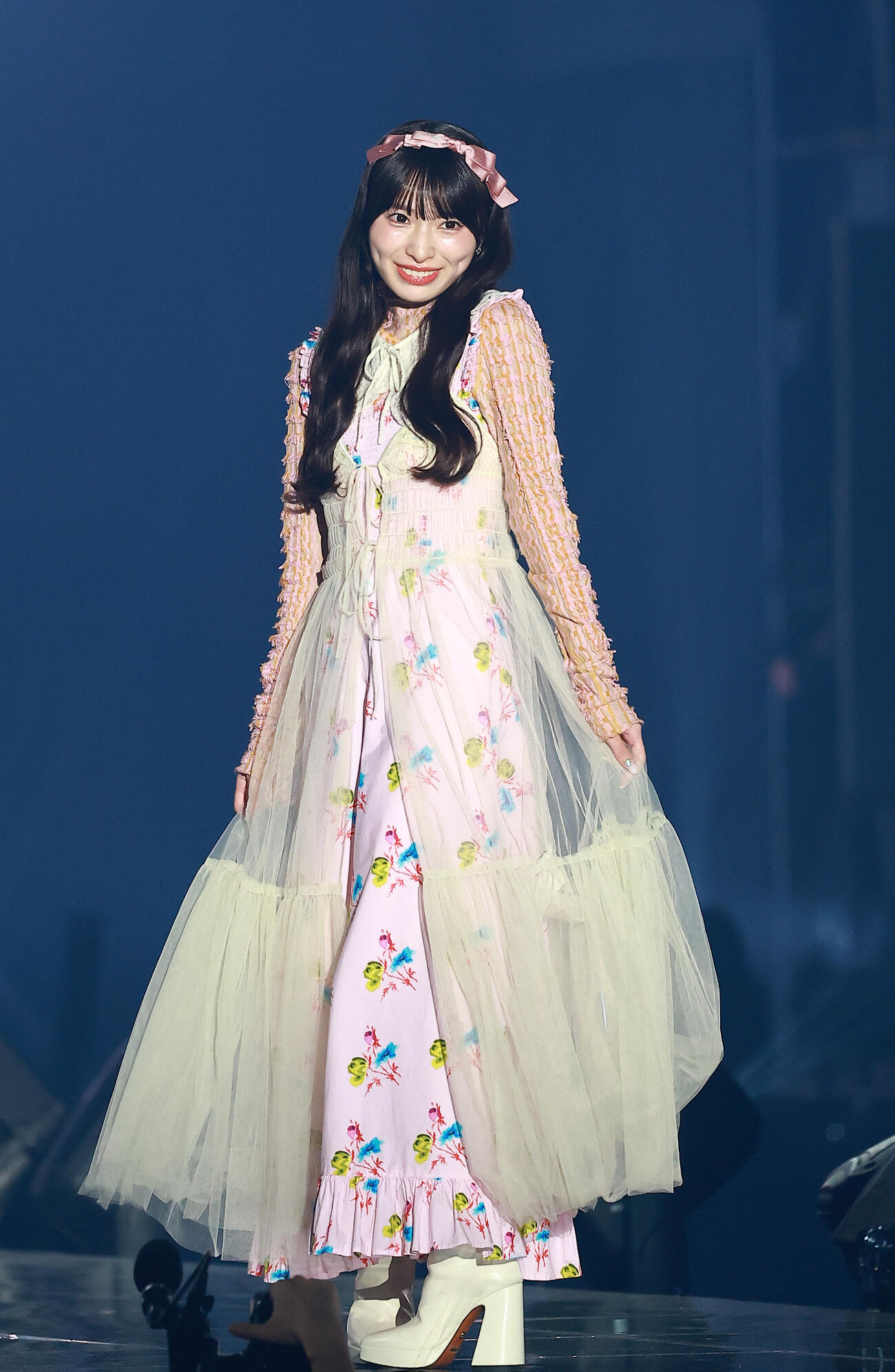 「CREATEs presents IDOL RUNWAY COLLECTION 2026 Supported by TGC」に登場したlog youの久保怜音（撮影・野上伸悟）