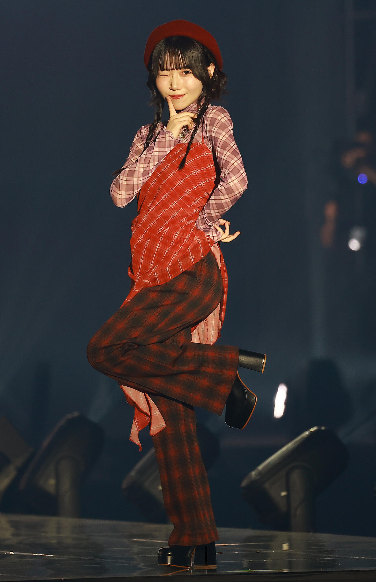 「CREATEs presents IDOL RUNWAY COLLECTION 2026 Supported by TGC」に登場したドラマチックレコードの新居歩美（撮影・野上伸悟）