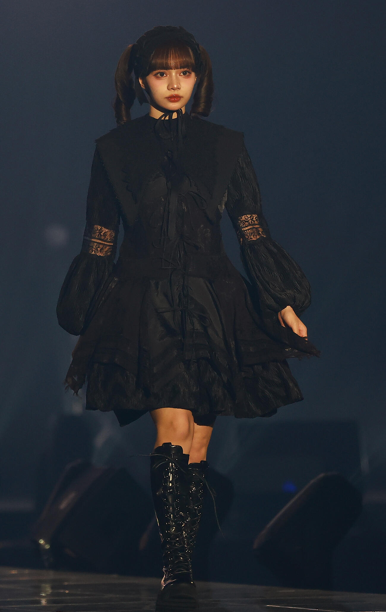 「CREATEs presents IDOL RUNWAY COLLECTION 2026 Supported by TGC」に登場したCANDY TUNEの南なつ（撮影・野上伸悟）