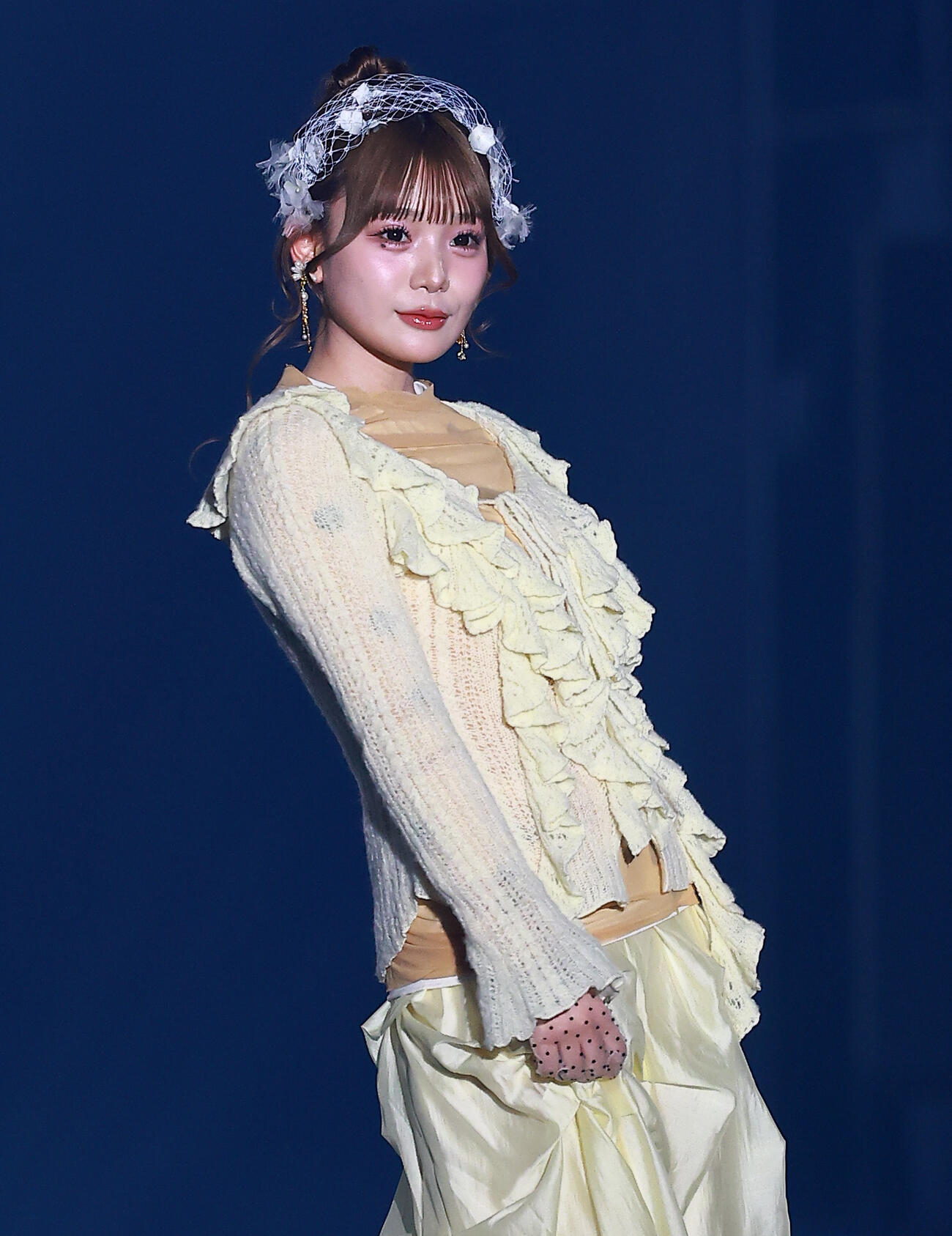「CREATEs presents IDOL RUNWAY COLLECTION 2026 Supported by TGC」に登場したCUTIE STREETの古澤里紗（撮影・野上伸悟）