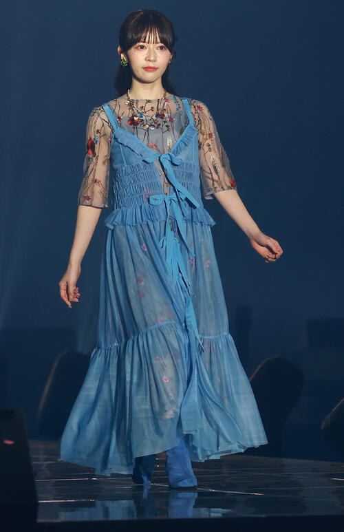 「CREATEs presents IDOL RUNWAY COLLECTION 2026 Supported by TGC」に登場したJamsCollectionの水瀬さらら（撮影・野上伸悟）