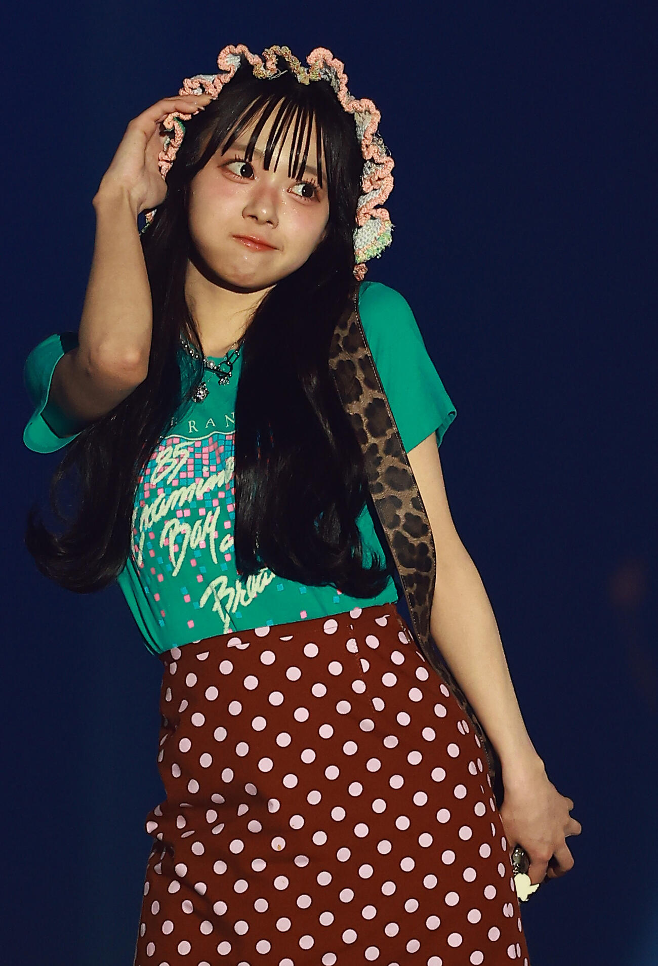 「CREATEs presents IDOL RUNWAY COLLECTION 2026 Supported by TGC」に登場したCUTIE STREETの増田彩乃（撮影・野上伸悟）