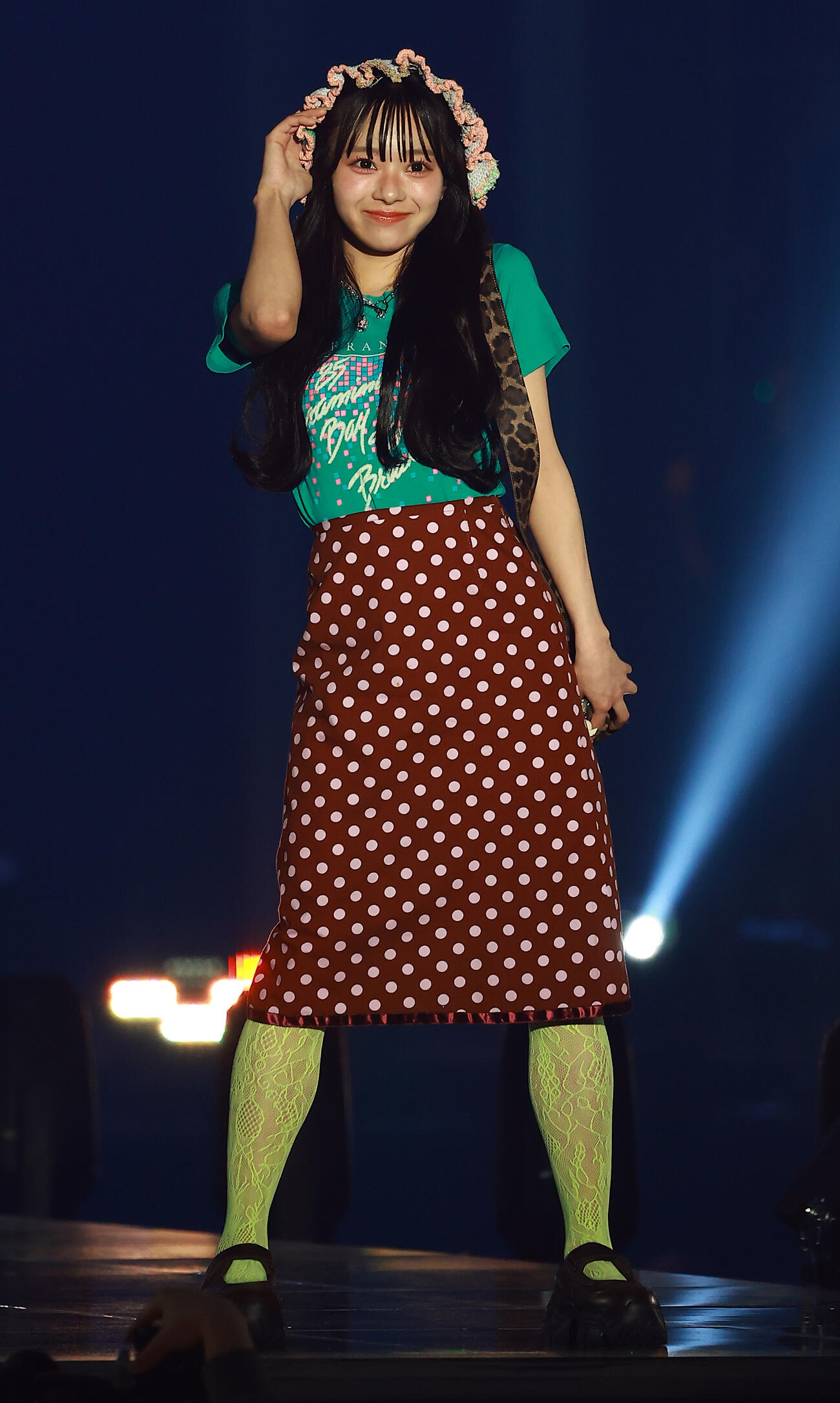 「CREATEs presents IDOL RUNWAY COLLECTION 2026 Supported by TGC」に登場したCUTIE STREETの増田彩乃（撮影・野上伸悟）