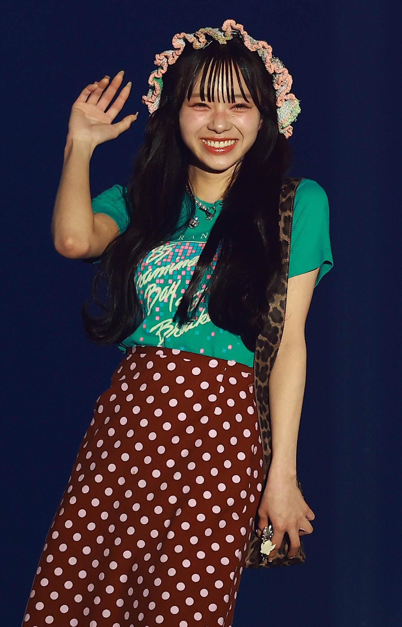 「CREATEs presents IDOL RUNWAY COLLECTION 2026 Supported by TGC」に登場したCUTIE STREETの増田彩乃（撮影・野上伸悟）
