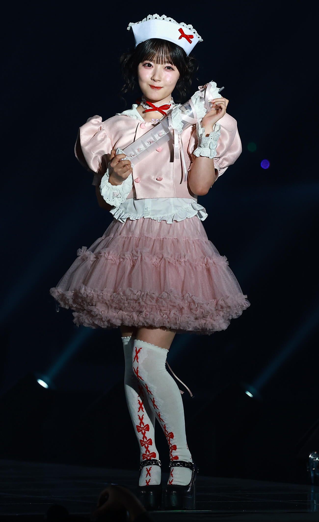 「CREATEs presents IDOL RUNWAY COLLECTION 2026 Supported by TGC」に登場したCUTIE STREETの川本笑瑠（撮影・野上伸悟）