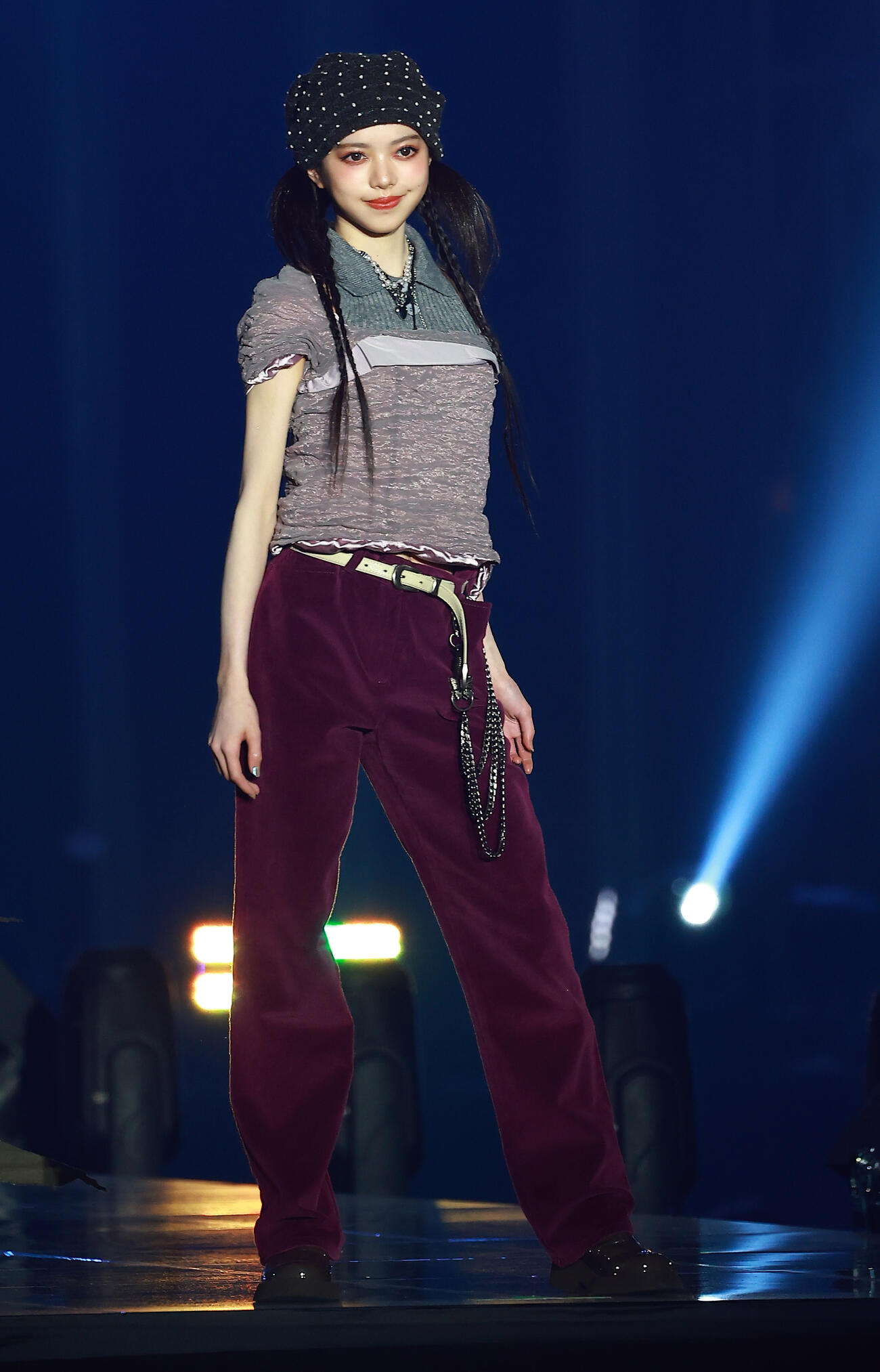 「CREATEs presents IDOL RUNWAY COLLECTION 2026 Supported by TGC」に登場したMORE STARの中山こはく（撮影・野上伸悟）