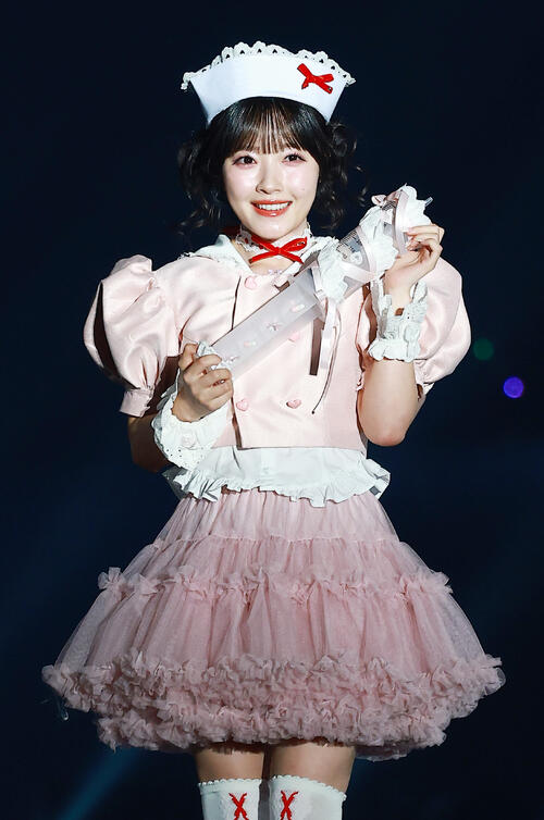 「CREATEs presents IDOL RUNWAY COLLECTION 2026 Supported by TGC」に登場したCUTIE STREETの川本笑瑠（撮影・野上伸悟）