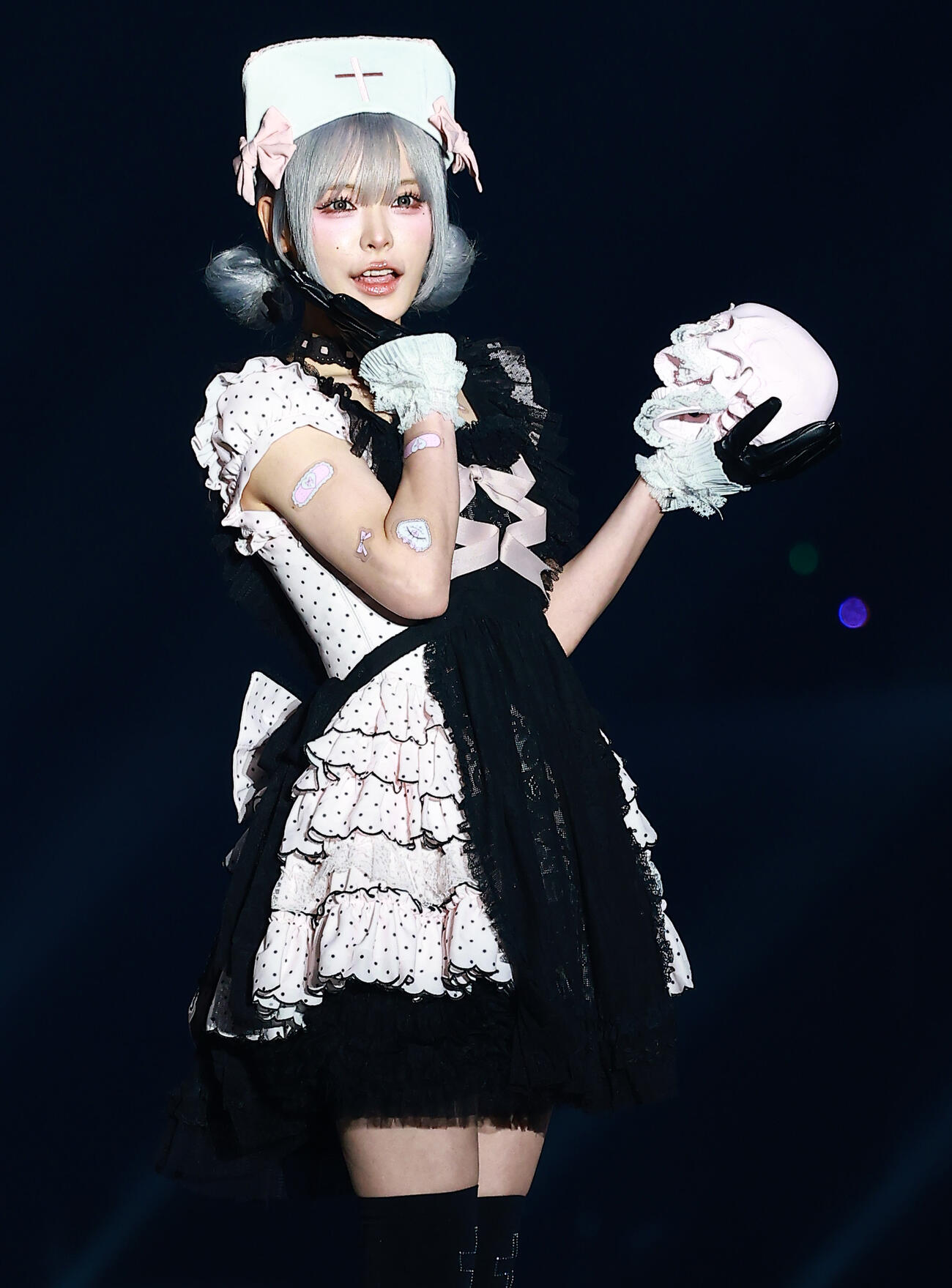 「CREATEs presents IDOL RUNWAY COLLECTION 2026 Supported by TGC」に登場したAVAMの月深乃絢（撮影・野上伸悟）