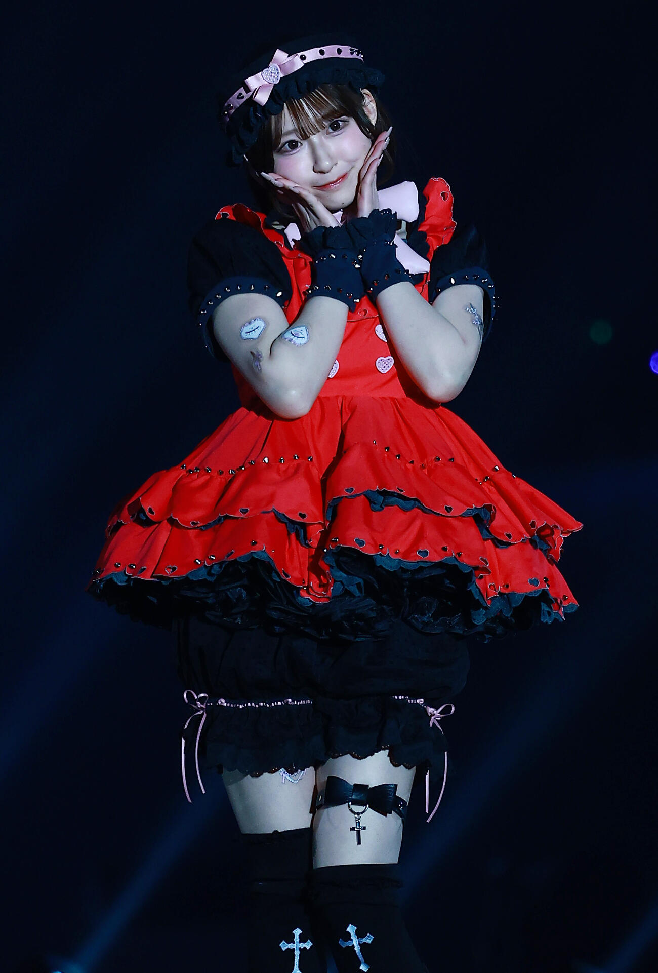 「CREATEs presents IDOL RUNWAY COLLECTION 2026 Supported by TGC」に登場したCUTIE STREETの桜庭遥花（撮影・野上伸悟）