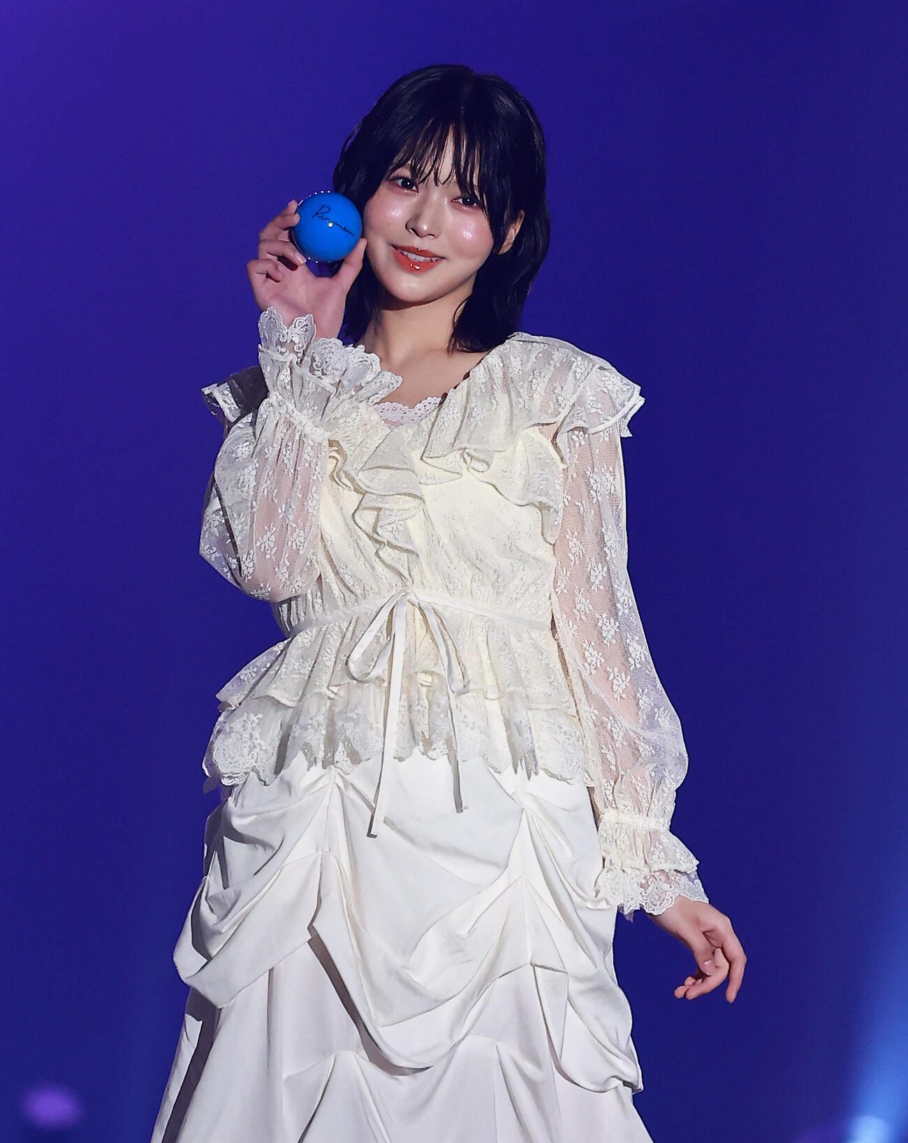 「CREATEs presents IDOL RUNWAY COLLECTION 2026 Supported by TGC」に登場した≒JOYの江角怜音（撮影・野上伸悟）