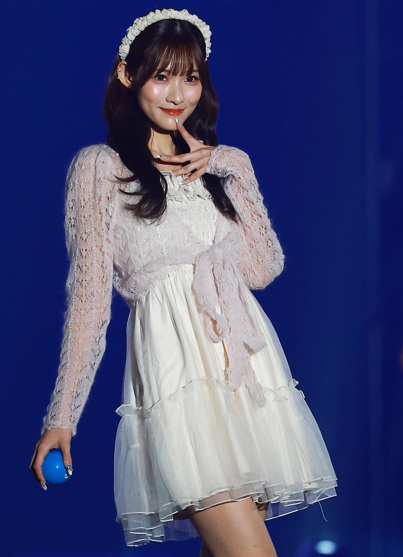 「CREATEs presents IDOL RUNWAY COLLECTION 2026 Supported by TGC」に登場したlog youの福本れみ（撮影・野上伸悟）